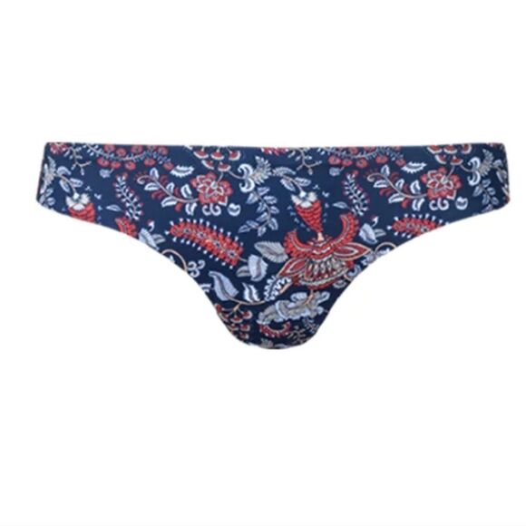 NEW VERDELIMON blue floral bikini bottom L - Picture 1 of 7